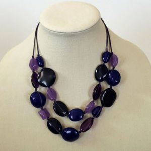 Purple Statement Necklace